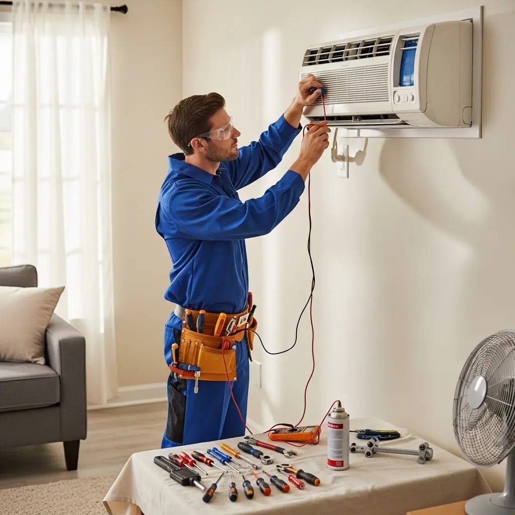 Karaburun Philips Philips klima gaz dolumu ve bakım – Enerji verimliliği artırıldı. - Teknik servis örneği